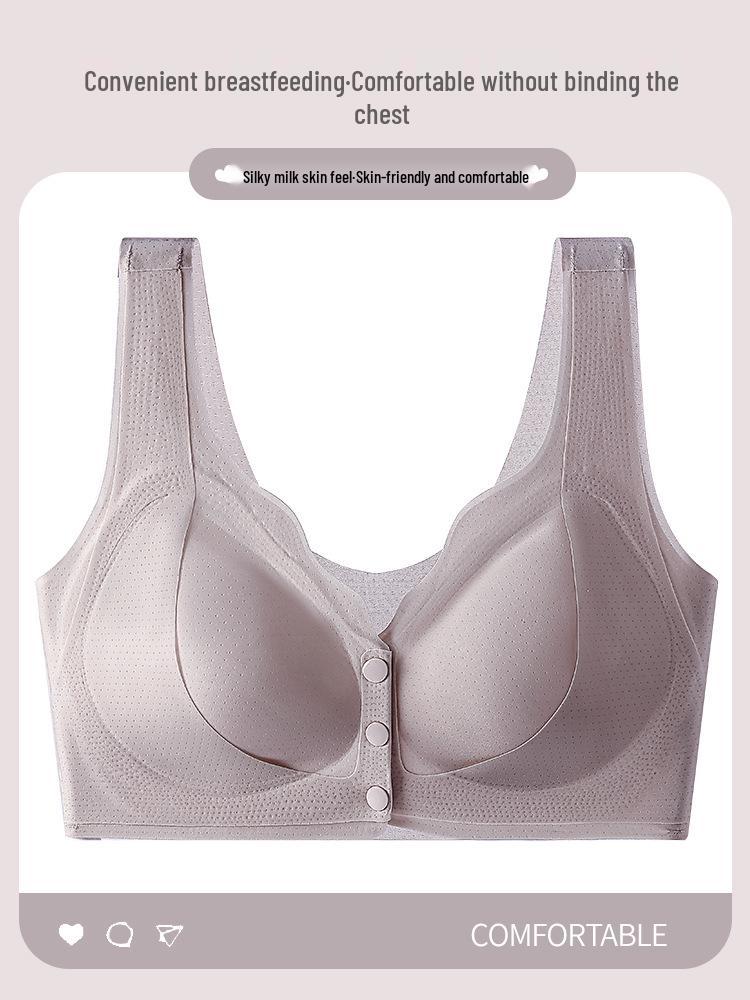 

Женский летний бюстгальтер для кормления с застежкой спереди - Тонкий, с защитой от провисания, идеально подходит для послеродовых мам и кормящих мам 2XL for 145-160 lbs