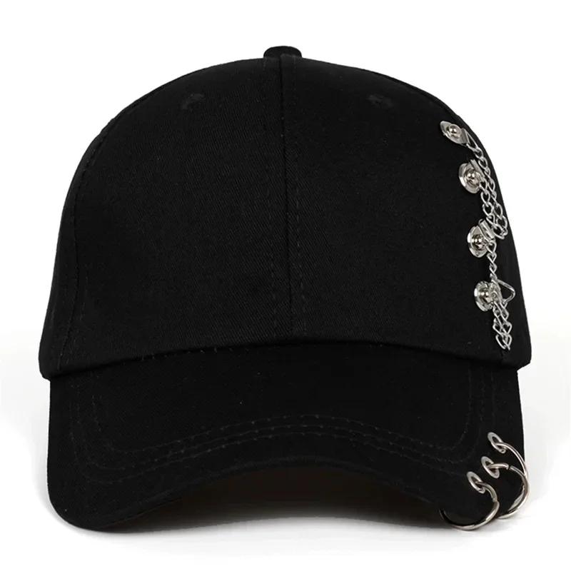 Unisex Side Iron Ring Baseball Caps Outdoor Adjustable Spring And Autumn Casual Sunscreen Hat
