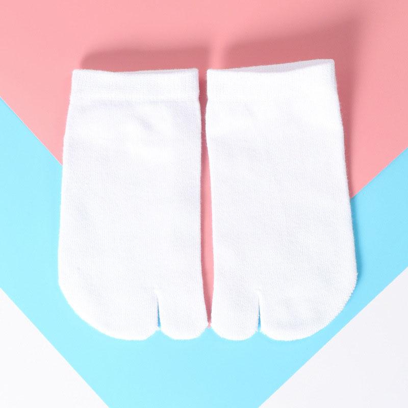 Spring Summer Women's Short Five Finger Socks Candy Color Ankle Socks Sweat absorption Breathable Cotton Split Toe Socks 5 Toes