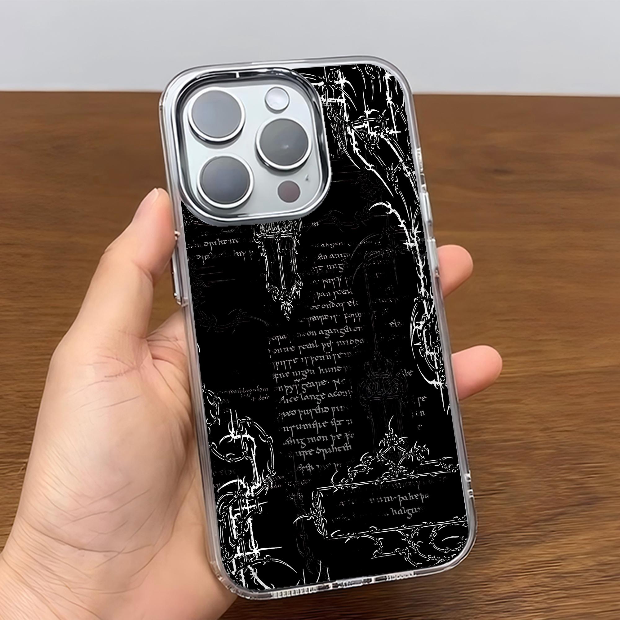 

Готичний Кібер Сигіл Хрест Чохол для Телефону Для iPhone 17 16e 16 15 14 13 12 11 mini Pro Max X XSMAX 8 7 Air Plus Прозорий М який Чохол iPhone XSMax