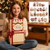2D Christmas Advent Calendar Countdown Calendar for Kids and Adults