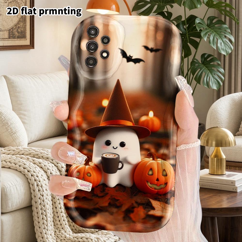 Phone Case: 2D Flat Samsung Galaxy A34 A35 M05 M06 S20 S22 S21 FE Plus 5G Protective Case, Couple Style, Forest Path, Christmas and Halloween Gift