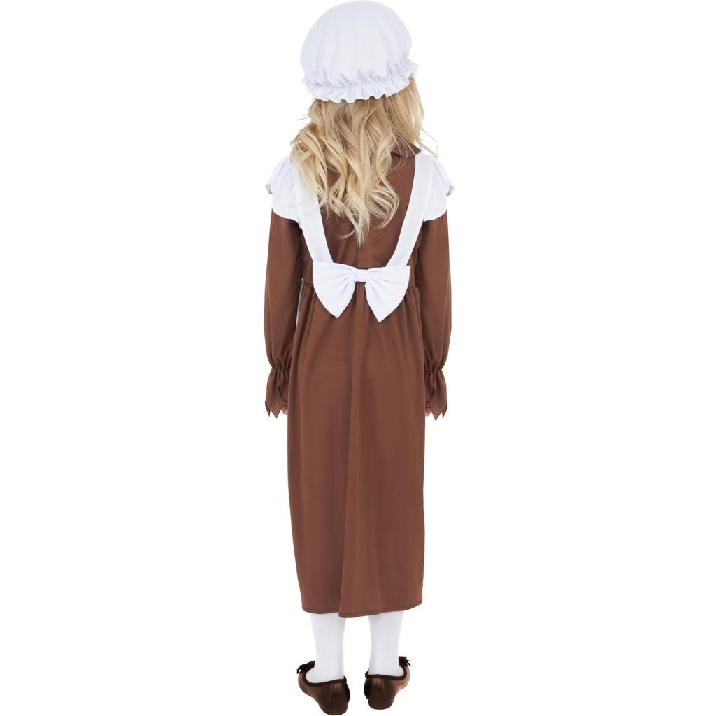 Smiffys Girls Poor Victorian Maid Costume Set