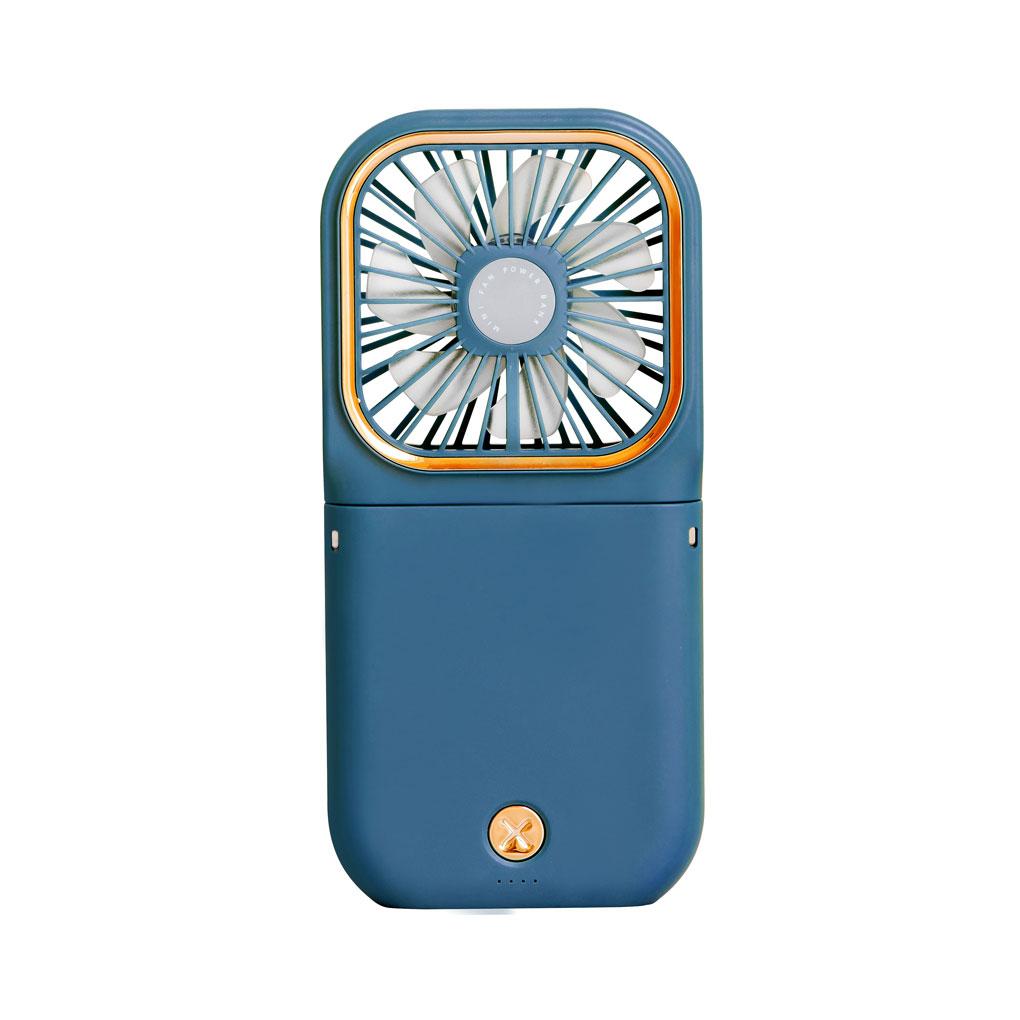 Mini Cooling Fan Foldable Neck Hanging Fan USB Adjustable Rechargeable Air Cooler Phone Holder 3 Gears Summer Cooling Fan