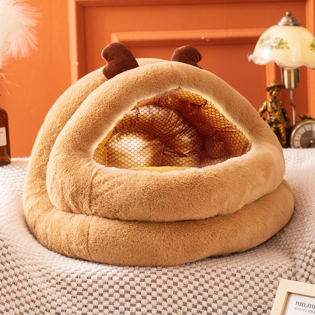 Christmas Pet House Washable Cold Weather Christmas Pet Indoor House For Cat For Small Medium Large Breeds Living Room Bedroom