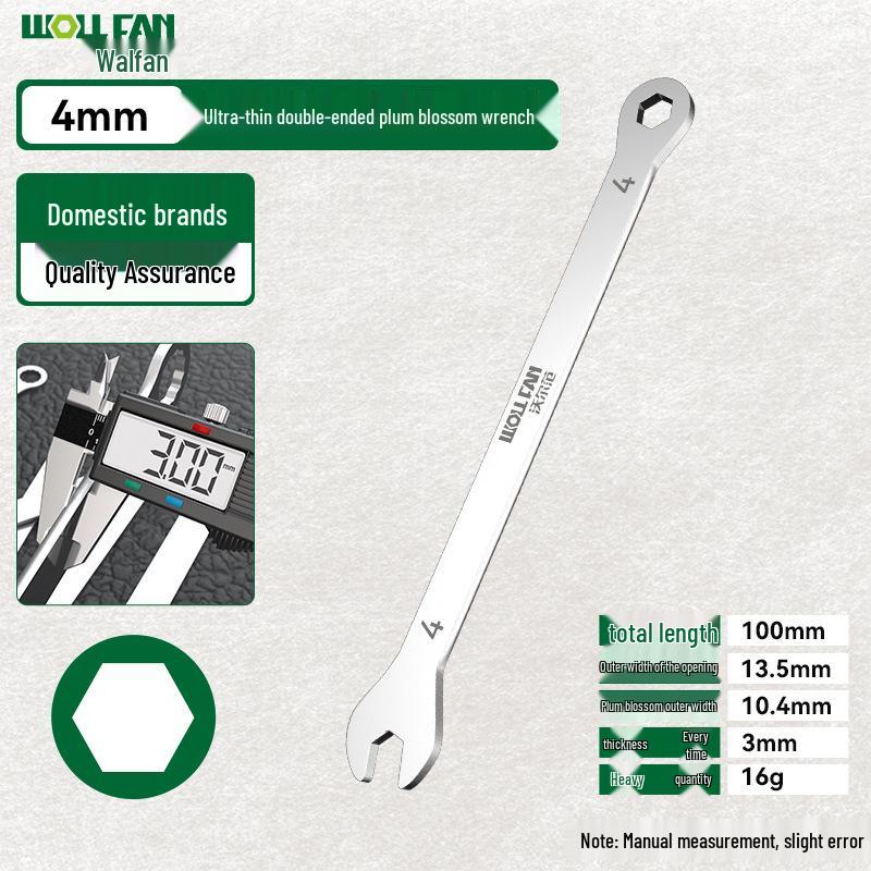 32mm Ultra-thin Double-headed Open-ended Wrench