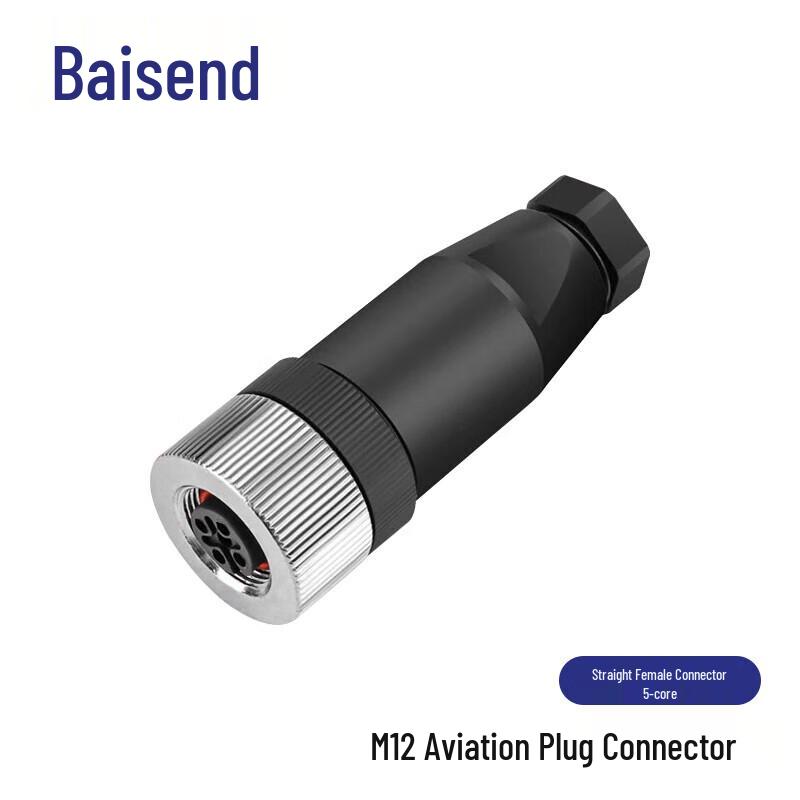 BOSENDE M12 Waterproof Solderless Aviation Sensor Connector