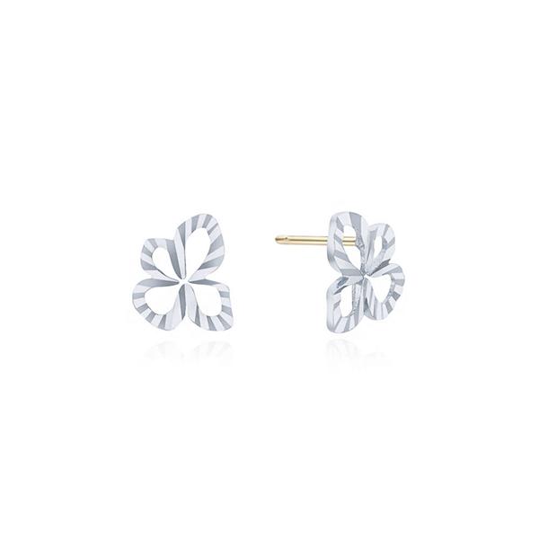 Lloyd Cut Flower 10K Gold Earrings Lptp3002T