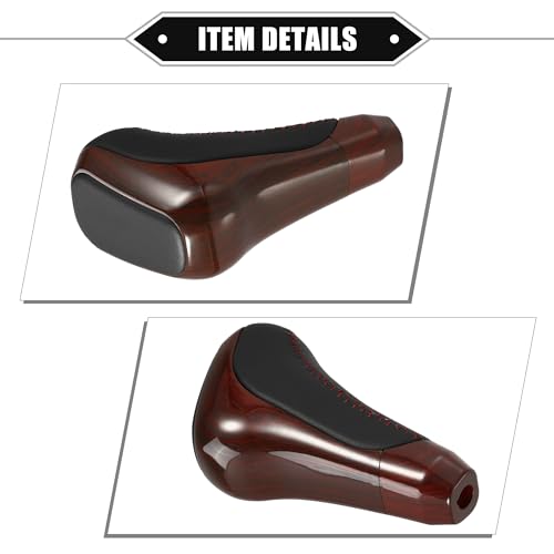 VekAuto Automatic Gear Shift Knob for Toyota 4Runner 2012-2021 Made of Durable Faux Leather Plastic in Black, Brown and Mahogany Pattern
