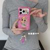 Pink Plaid Cute Little Flower Girl Ins15 for iPhone17promax Apple 16 Phone Case 18pm Tide