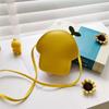 1-5PCS Cute Cartoon Mushroom House Coin Purse PU Crossbody Bag Korean Style Girls Shoulder Bag Mini Wallet Christmas Gift