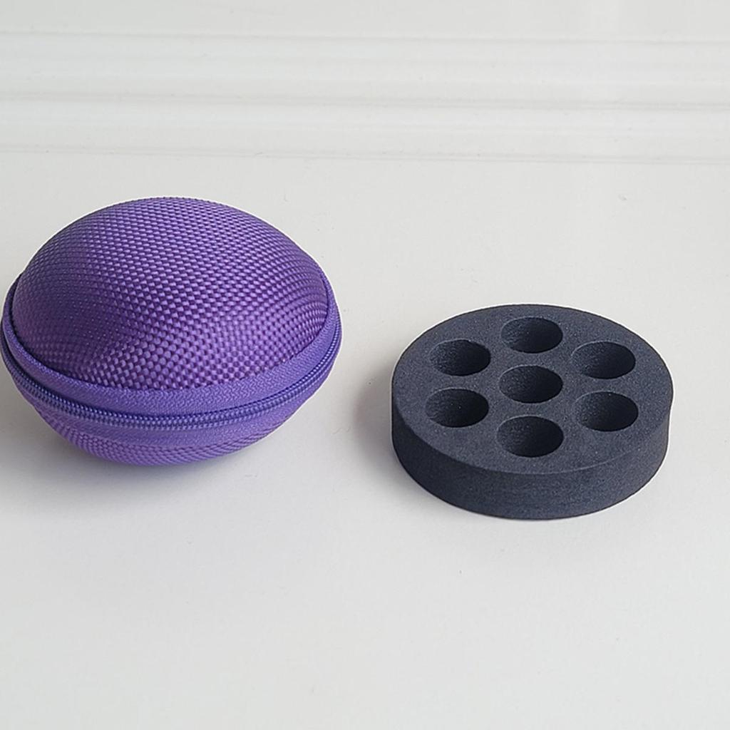 Portable Essential Oil Case 7 Bottles Perfume Oil Bag Essential Oil Box Travel Organizer Carrying Holder Storage Bag