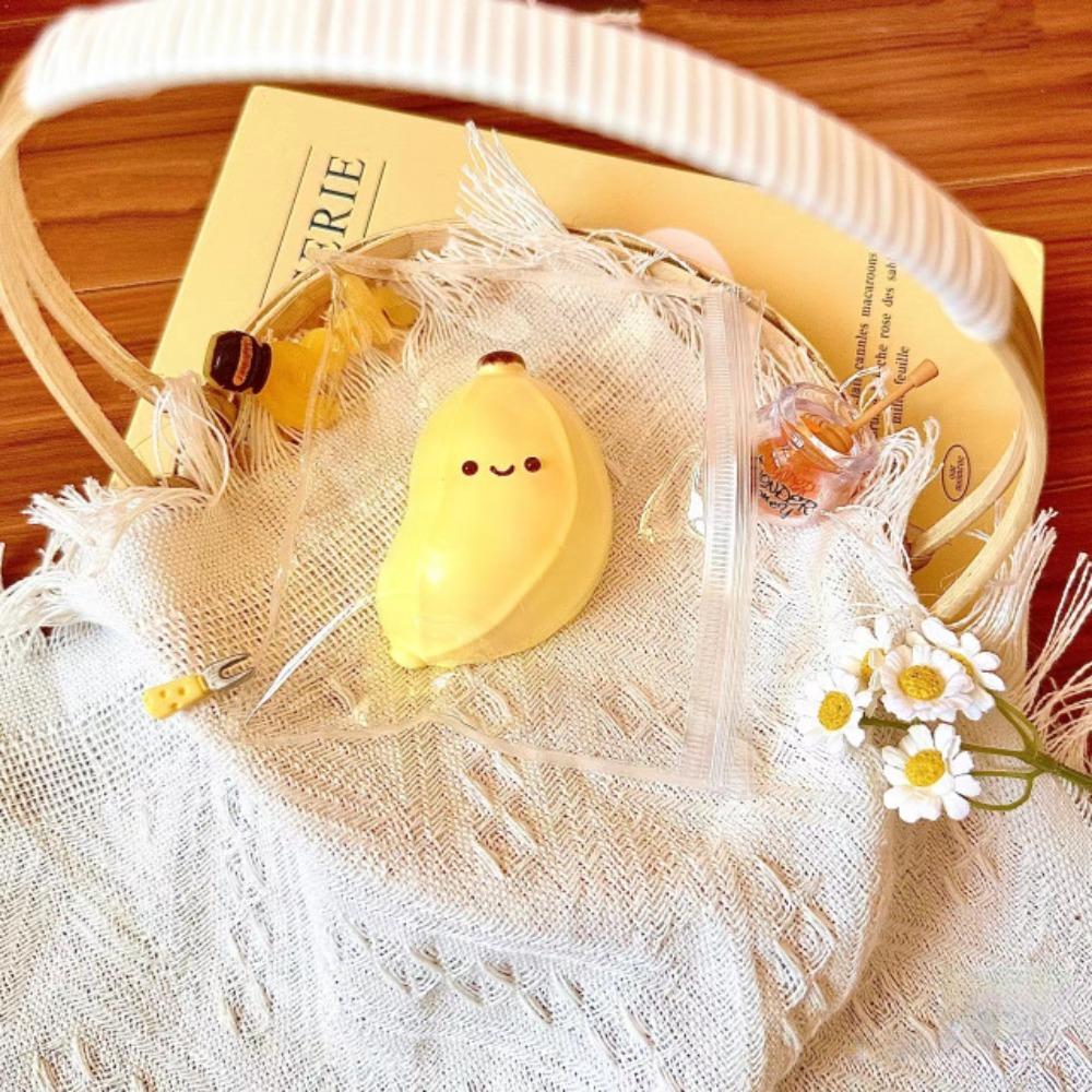 Simulation Banana Fat Banana Squeeze Toy Soft Stress Relief Toy Creative Pinching Toy Gift
