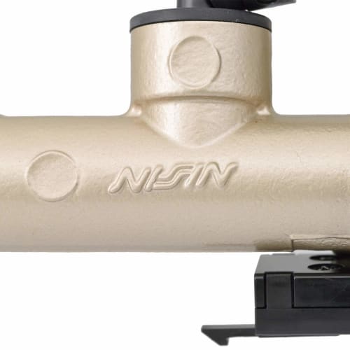 Daytona NISSIN Motorcycle Clutch Master Cylinder Horizontal 5/8 inch Gold Body/Black Lever 61754