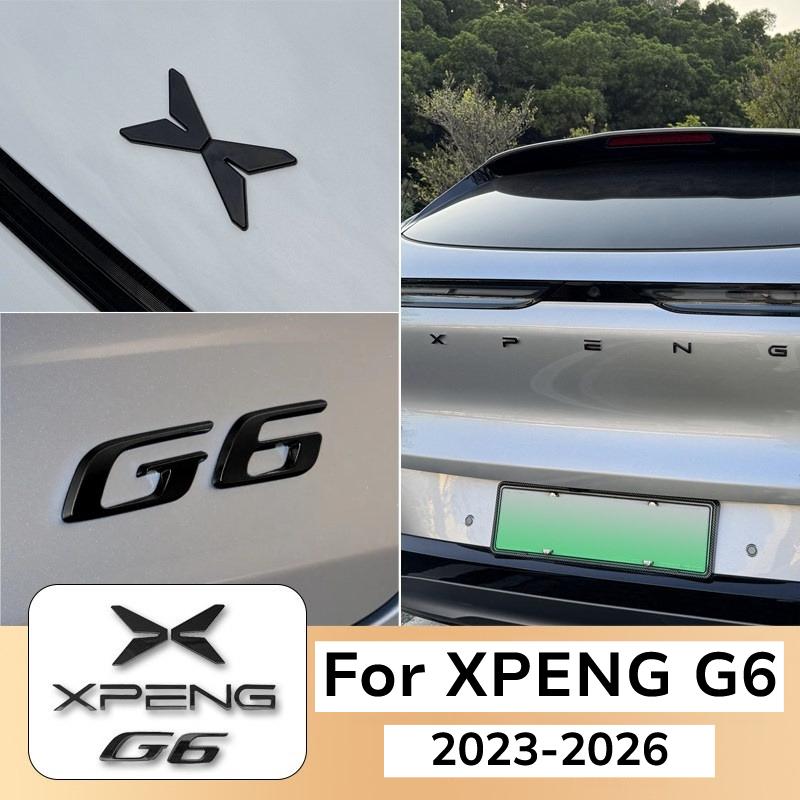 Pentru Xpeng G6 Embleme Negru Lucios Insigne Logo Față Spate Modificare Blackout Accesorii Exterioare Mașină