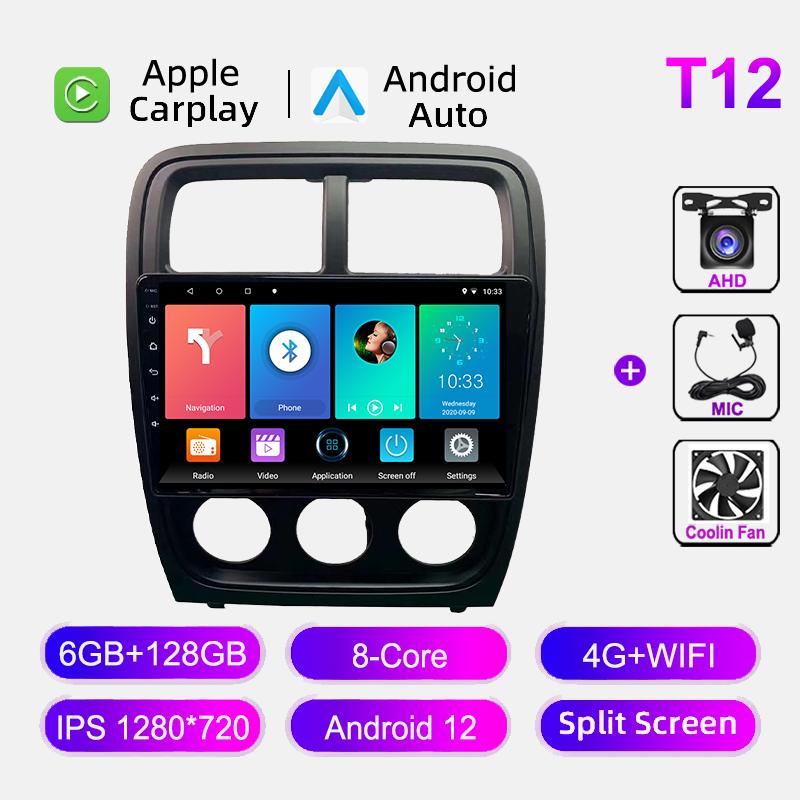 Wireless Carplay Head Unit For Dodge Caliber PM 2009-2013 Android Car Radio Multimedia Video Player Navigation GPS IPS Screen