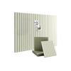 3030 Self-Adhesive 3D Wallpaper, Vertical Stripe Padded Wall Sticker for Living Room, Peel and Stick Wallpaper for Rental and Home Decor