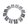 3Pcs Metal Pencil Pens Sharpeners Two Hole For Home Schools Offices Children Jb