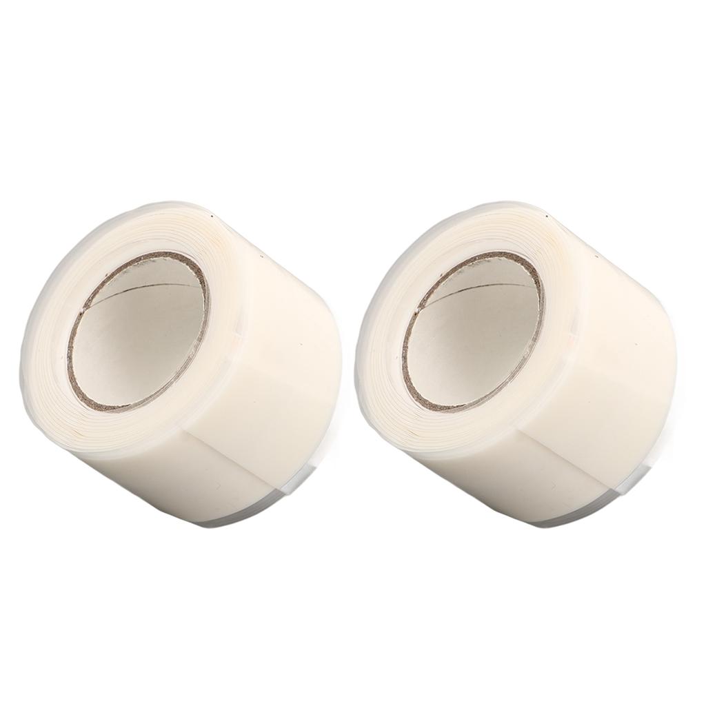 2pcs Silicone Grip Tapes Self Fusing Flexible Tape Portable Double Sided Sealing Tape for Canoe