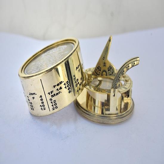 Brass Sundial Compass, Vintage Nautical Décor Home Decor Birthday Gift