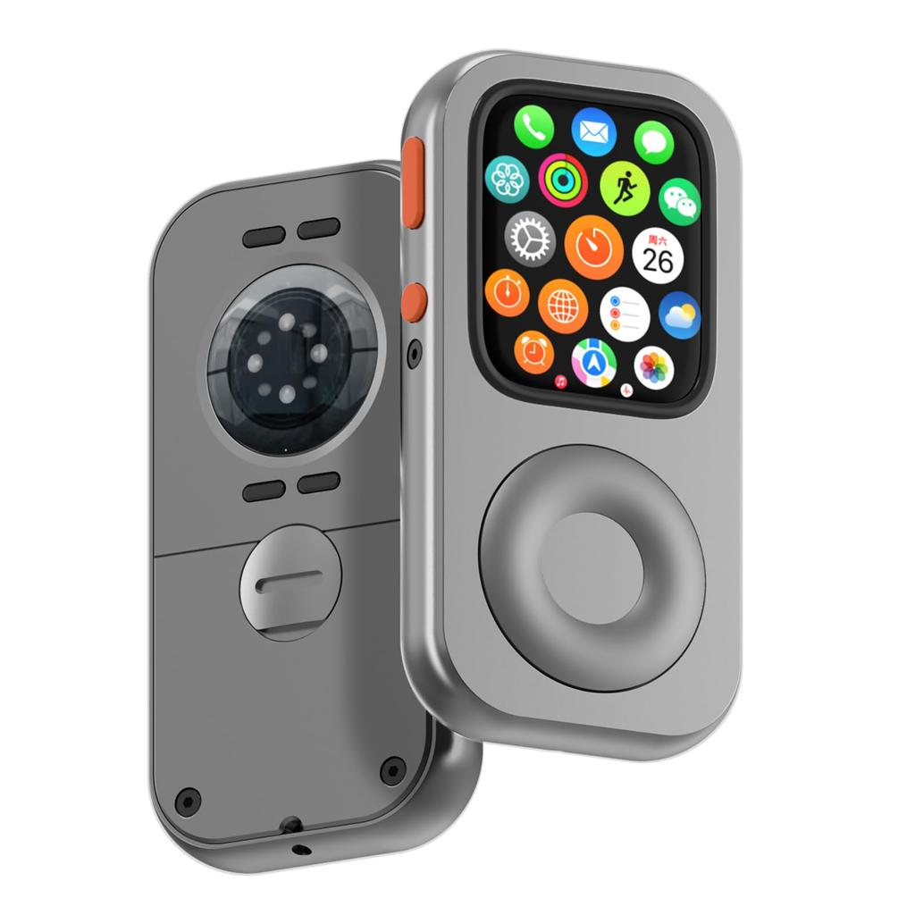 RePod Aluminum Case for Apple Watch Series S10/S11, Transform Watch into Retro Music Player, CNC Metal Protective Cover w