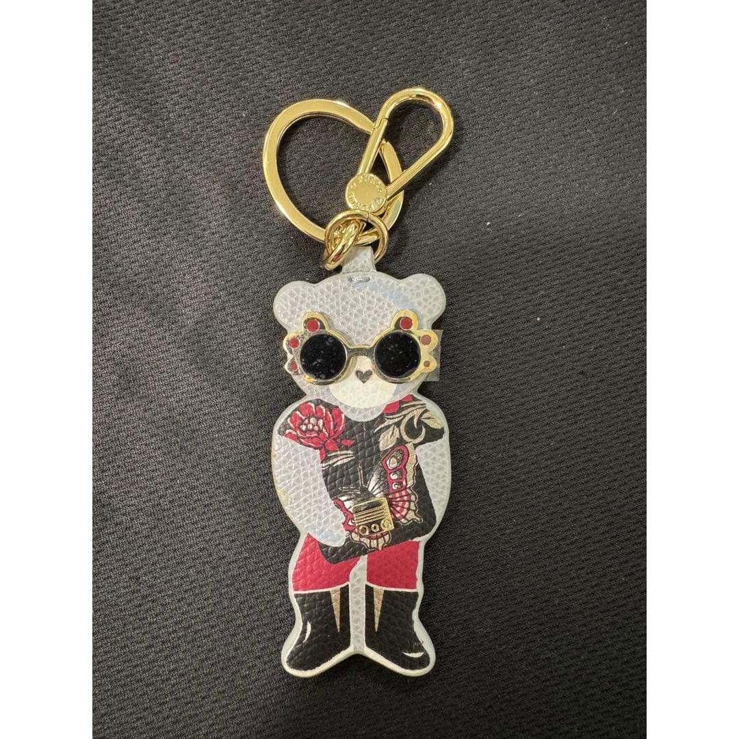 Used FURLA Bear Keyring Charm