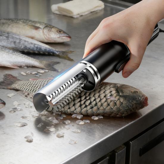 Cordless Electric Fish Scaler Waterproof Adjustable Fish Scale Remover Cleaner Rechargeable Portable Professional Fish Descaler Tools