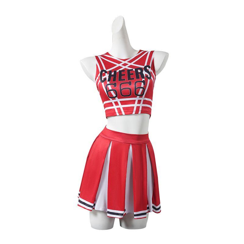 

Cheerleading Uniforms Cosplay Cheerleading Basketball Cheerleader Uniforms Performance Costumes Cosplay Costumes Cross-Border Supply Green Without Words XXL
