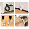 10/20/50/100Pcs Self Adhesive Cable Ties Adjustable Cord Straps Strong Stickiness Easy To Use Cable Management Clips