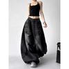 High-Waisted Wide Leg Distressed Denim Pants Women - Loose Fit Streetwear Jeans 2026
