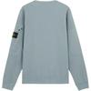Stone Island Compass Logo Crew Neck Long Sleeve Thin Fleece Sweatshirt Unisex sweatshirt Green Mouse-Grey 811563920-V0066