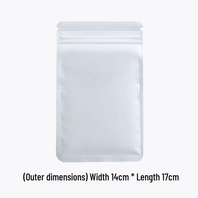 Double-Sided Frosted Aluminum Foil Self-Sealing Opaque Packaging Bag for Colored Ornaments