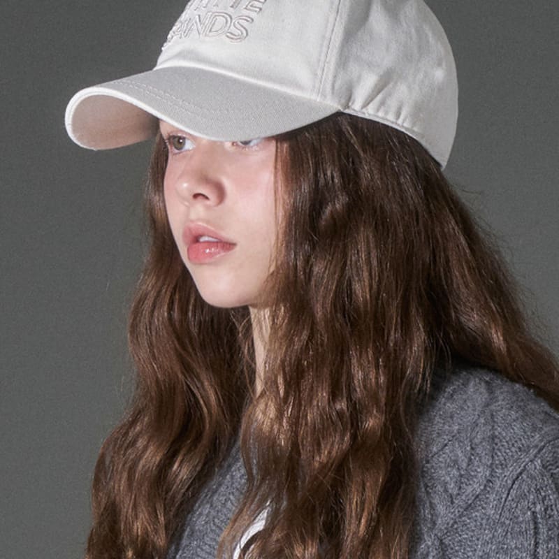 

WHITE SANDS Cotton Volume Embroidered Ball Cap Brno (8 colors) CHEESE_Free