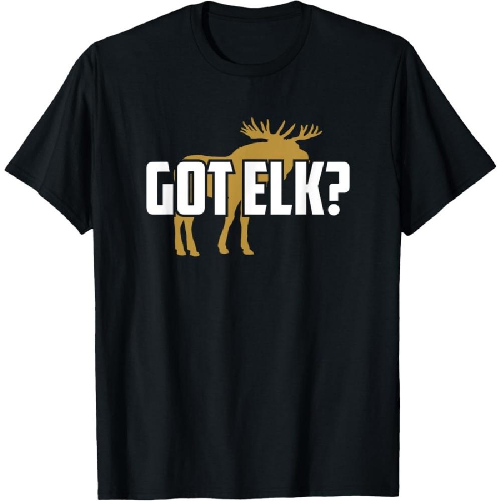 Elk T-Shirt - Got Elk Shirt - Elk Hunting Shirt - Elk Shirt XXXXXL чёрный