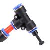 5PCS Pneumatic Fitting Pipe Connector Tube Air Quick Fittings Water Hose Couping 4 6 8 10 12 14mm PE/PU/PY/PK/PM/PZA/PV/SA Car Pressure Regulators 5