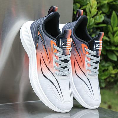 2025 Large Size Spring and Summer Men's Shoes Lightweight Running Shoes Dad Shoes Student Casual Breathable Mesh Shoes Men's Sports Shoes