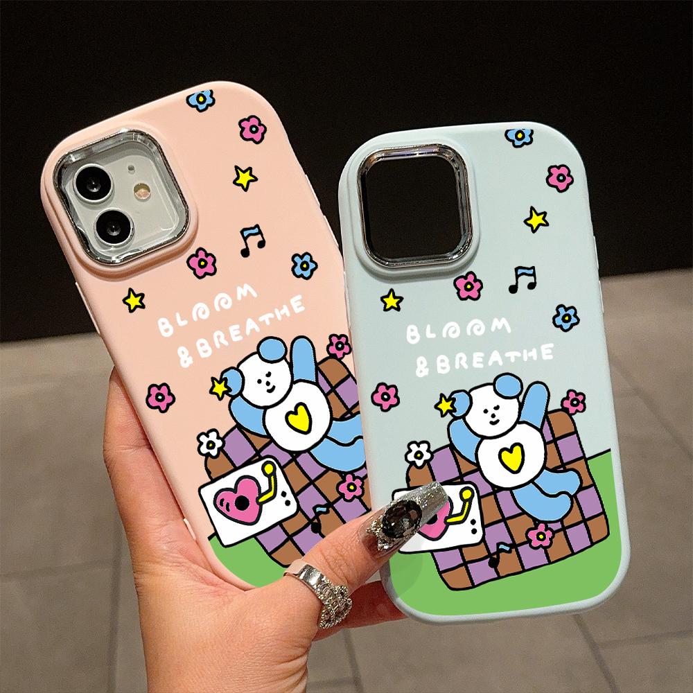 For Vivo V23 V25 V27 V29 V30 Y27S Y28 Y33S Y36 Infinix Hot30I Hot40 Tecno Spark20 Cartoon Black Cat Silver Edge Soft Liquid Silicone Protective Casing