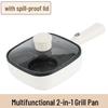 Multifunctional 4-Hole Breakfast Frying Pan with Lid