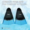 Revolutionary Comfort Durable Silicone Swimming Fins for Men and Women-Compact Travel Flippers for Water Sports