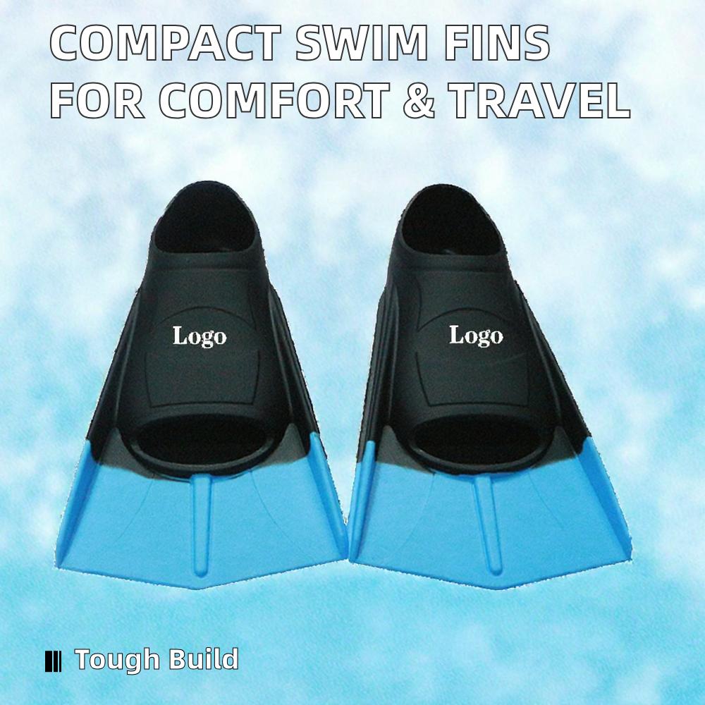 Revolutionary Comfort Durable Silicone Swimming Fins for Men and Women-Compact Travel Flippers for Water Sports