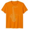 Saxophone Jazz Music Unisexs Tshirt Ornate Instruunisext