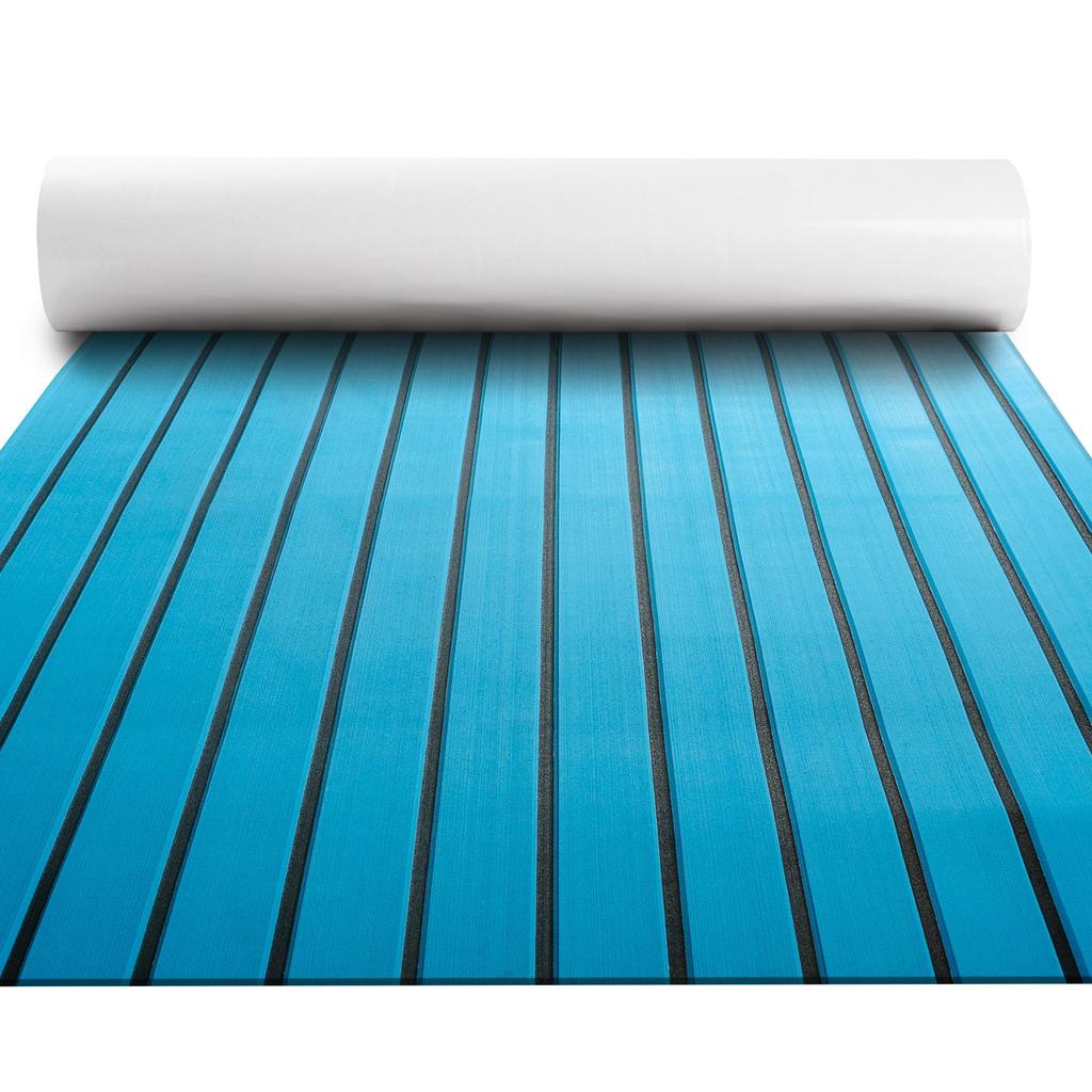 Boat Flooring Eva Foam Mat Deck Sheet Marine Yacht Teak Decking Sheet Adhesive Carpet Decking Pad Anti-Skid 2400x450x6MM