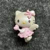Hello Kitty Angel 4Cm Figure Sanrio Melody Kuromi Anime Cinnamoroll Doll Kawaii Diy Cake Decoration Christmas Gifts For Children