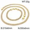 Minimalist Light Luxury Stainless Steel Zircon Chain Set Versatile High end Necklace Bracelet Two Piece Jewelry