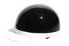 NBS Bike Parts Center Half Helmet, White Brim, Black, XL (Head Circumference 61cm-62cm) 710910