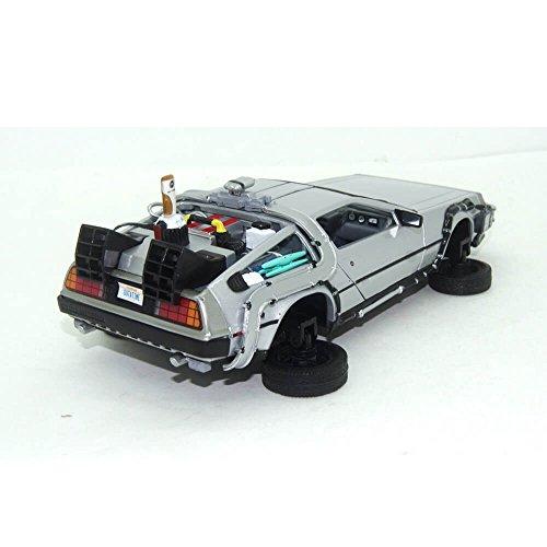 Back To the Future DeLorean Time Machine Diecast Car 1/24 Scale DELOREAN BACK TO THE FUTURE 2 Flying Mode Transformation