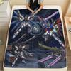 Mobile Suit Gundam Soft Flannel Blanket, Print for Bedrooms Sofas Beds, Suitable for Travel Picnic Chair -HE43
