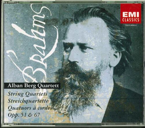 CD ALBAN BERG QUARTET Brahms Complete String Quartet TOCE83089 TOSHIBA EMI Japan Classical Used