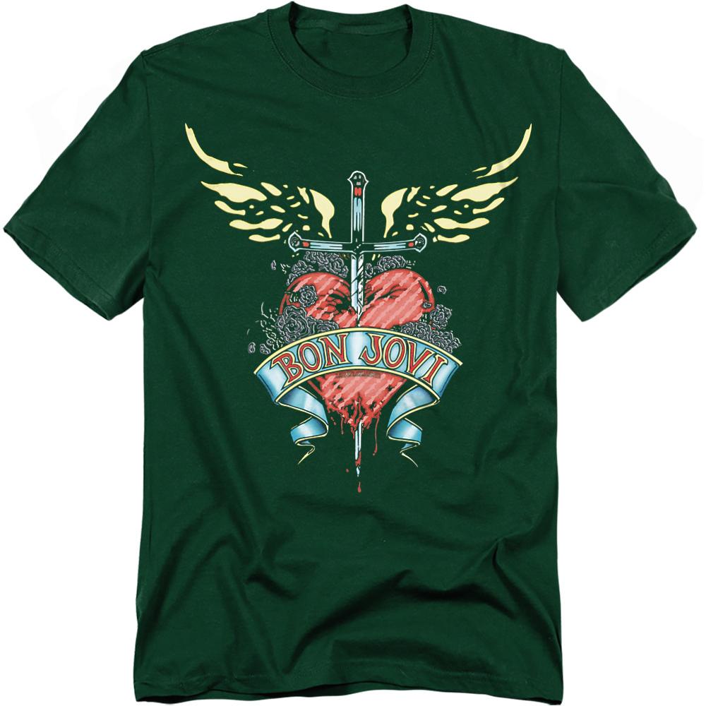 Bon Jovi Unisex Adult Dagger T-Shirt