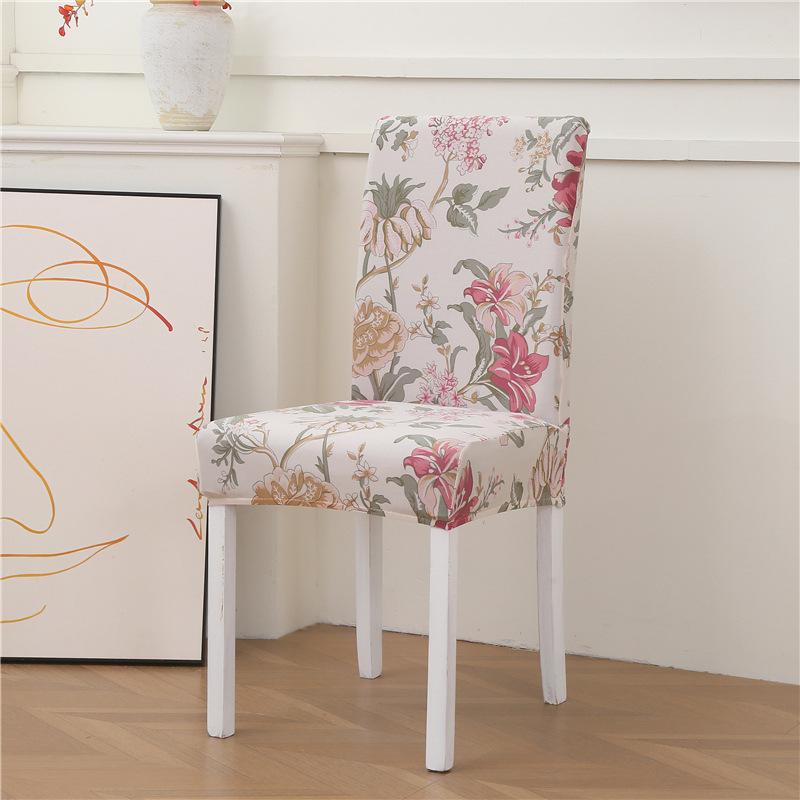 Chair Cover Elastic Chair Cover Printed Hotel Household Universal In All Seasons